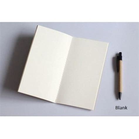 Carnet De Notes Blank Standard Bloc Notes En Papier Kraft Standard De