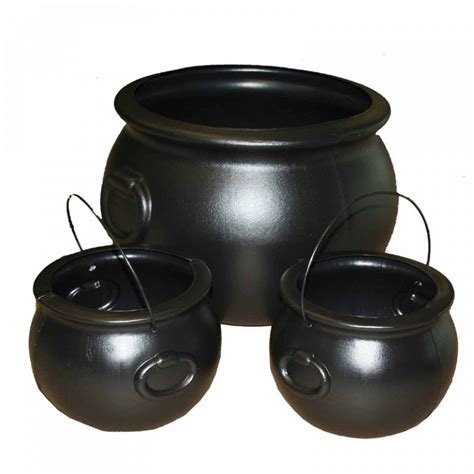 Buy Black Plastic Cauldron Kettles Magic Brew Cappel S