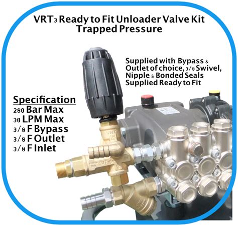 Vrt Ready To Fit Unloader Valve Kit