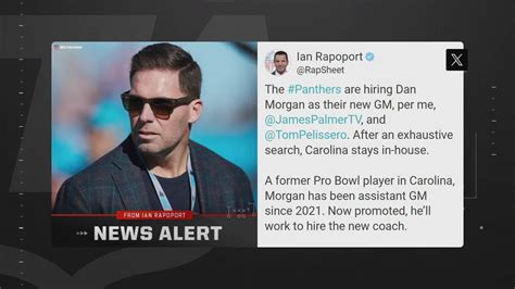 Rapoport: Ex-Panthers LB Dan Morgan to become Carolina's new GM 'NFL ...