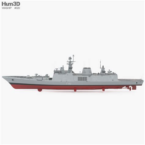 Shivalik-class frigate 3D model - Ship on Hum3D