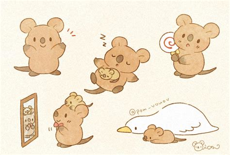 A Day Of Quokkas By Mions Art On Deviantart