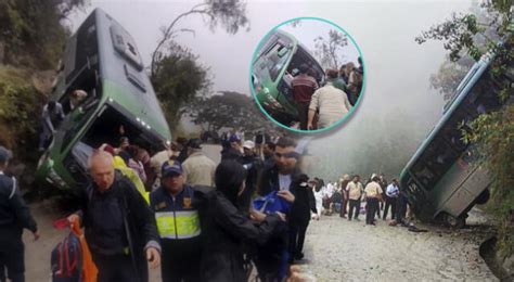 Accidente En Machu Picchu Bus Lleno De Turistas Cae A Abismo En