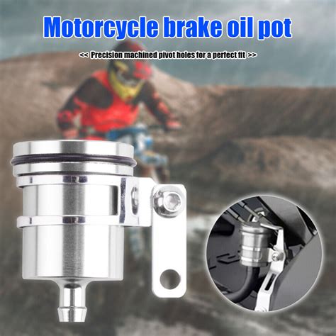 Universal Motorcycle Brake Fluid Reservoir Rear Front Clutch Tank Oil