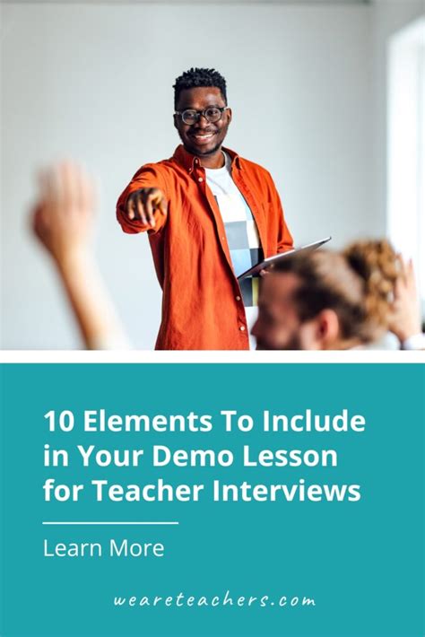 10 Elements To Include In Your Demo Lesson For Teacher Interviews