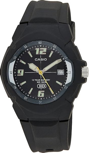 Casio Mens 10 Year Battery Sport Watch Mw600f 2av Black One Size