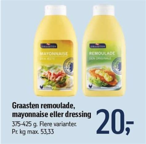 Graasten Remoulade Mayonnaise Eller Dressing Tilbud Hos F Tex