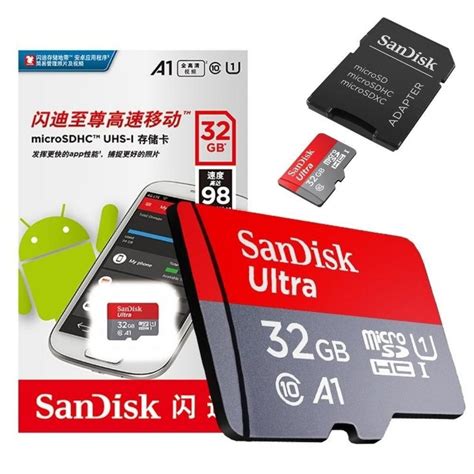 Cart O De Mem Ria Gb Sandisk Ultra Micro Sd Classe A Mb S