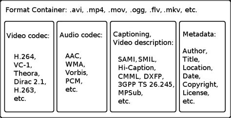 Codec Container And File Formats Differences Explained