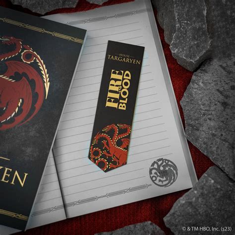 Targaryen Metal Bookmark Game Of Thrones Cinereplicas