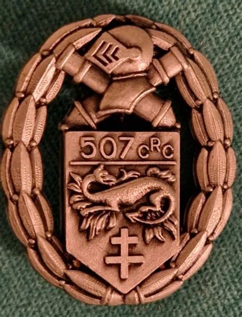 INSIGNE 507 REGIMENT De Chars De Combat Saumur Drago EUR 12 00