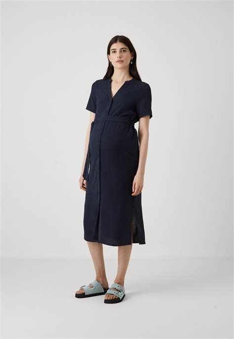 Vero Moda Maternity Vmmalva Shirt Dress Blousejurk Night Sky