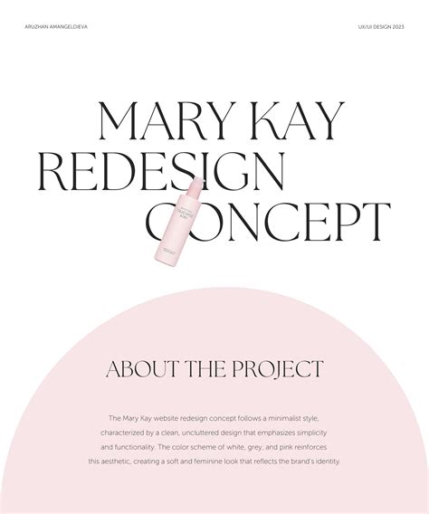 MARY KAY REDESIGN CONCEPT on Behance