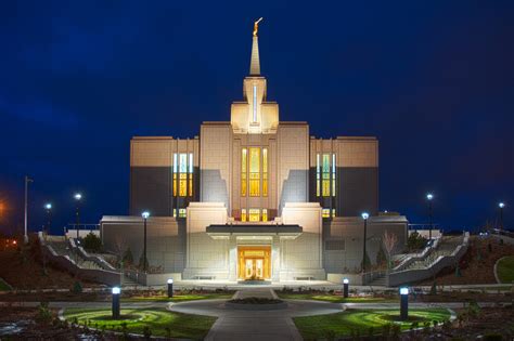 Aerial View Of The Calgary Alberta Temple