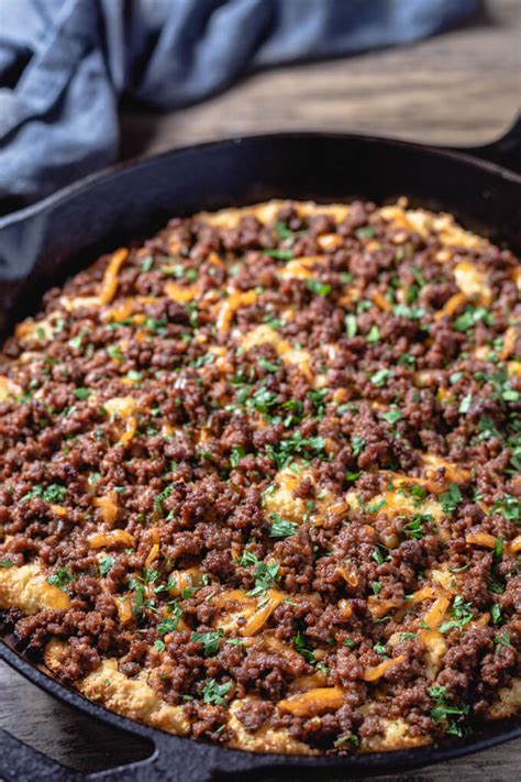 Cast Iron Sloppy Joe Casserole Low Carb Maven