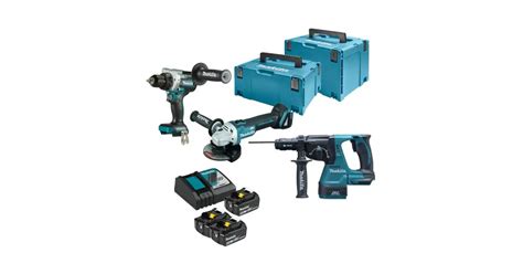 Akumulatorowy Zestaw Combo 18V Makita DLX3157TJ