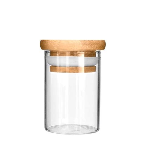 Buy 4 Oz Glass Jars Wooden Lid