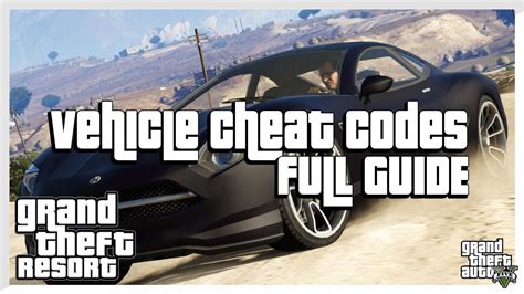 Gta 5 Cheats All Vehicle Spawn Cheat Codes Grand Theft Auto 5