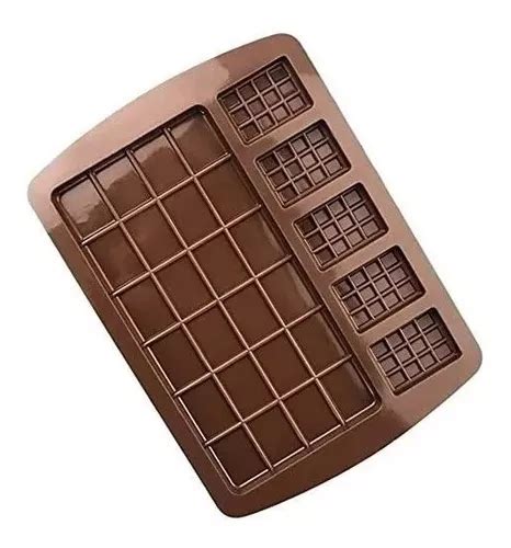 Molde De Silicona Para Tabletas De Chocolate Repostería Mercadolibre