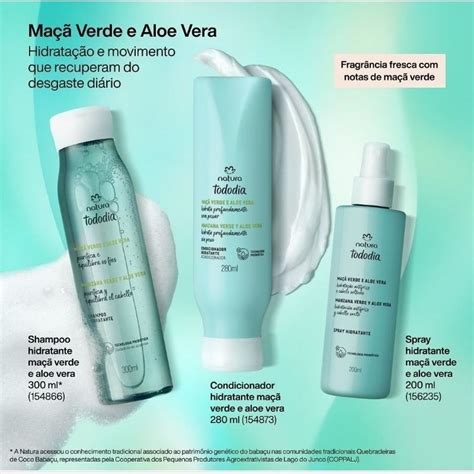 Natura Tododia Ma Verde E Aloe Vera Shampoo Ml Condicionador