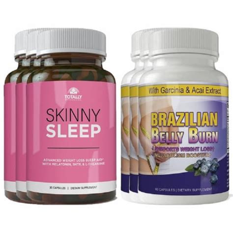 Skinny Sleep And Brazilian Belly Burn Combo Pack 3 Sets 1 Unit QFC