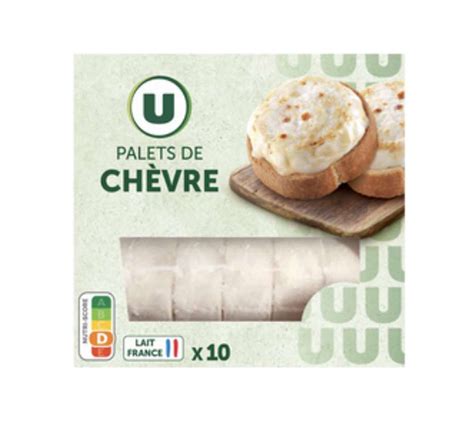 Palets de chèvre U x 10 200 g La Belle Vie Courses en Ligne