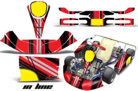 Go Kart Racing Graphics Kit Decal Sticker Wrap For Kg Kid Baby Krypton