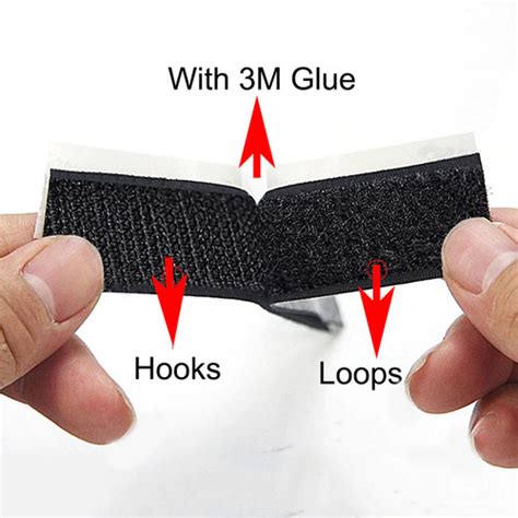 Jual Lakban Perekat Double Tape Velcro Hook And Loop Nylon Sticker Mm