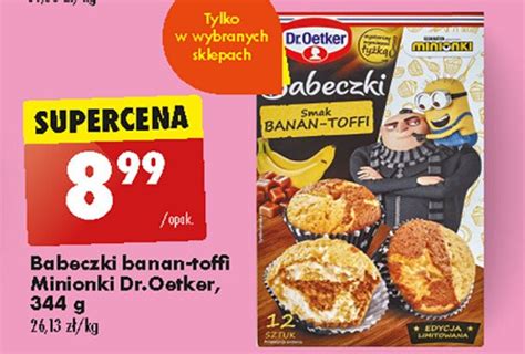 Babeczki Banan Toffi Minionki Dr Oetker Cena Promocje Opinie