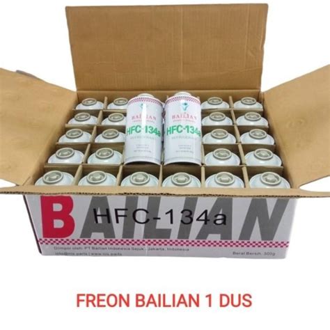 Jual 1 DUS FREON KALENG BAILIAN AC MOBIL HFC R134A ASLI ORIGINAL 30 PCS