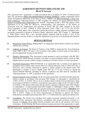 Fillable Online Agreement Between Midland Isd And Reach Network Fax