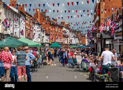 Alcester, Warwickshire, UK. 7th May, 2023. Alcester was the scene of a ...