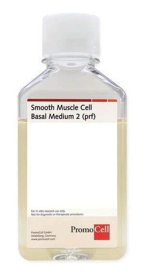 Smooth Muscle Cell Growth Medium Basal Medium Phenol Red Free