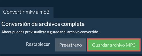 Convertir MKV a MP3 en línea Gratis y seguro ezyZip