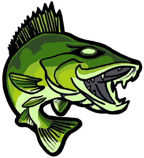 walleye black and white - Google Search | Fish silhouette, Fishing - Clip Art Library