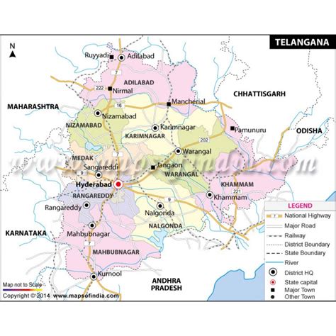 Buy Telangana Map Online