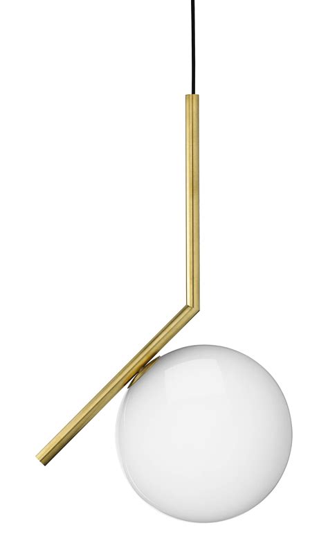 Flos IC S1 Pendant Brass Made In Design UK