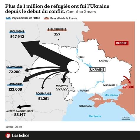 Ukraine Le Conflit En Cartes Et En Infographies Les Echos