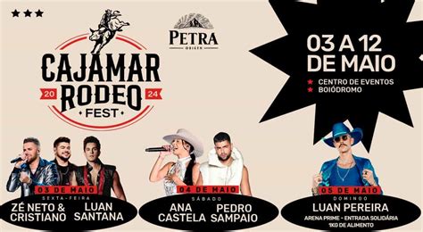 Luan Santana E A Dupla Z Neto E Cristiano Abrem O Cajamar Rodeo Fest