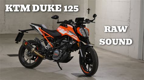 Ktm Duke 125 Pure Sound Akrapovic Exhaust Youtube