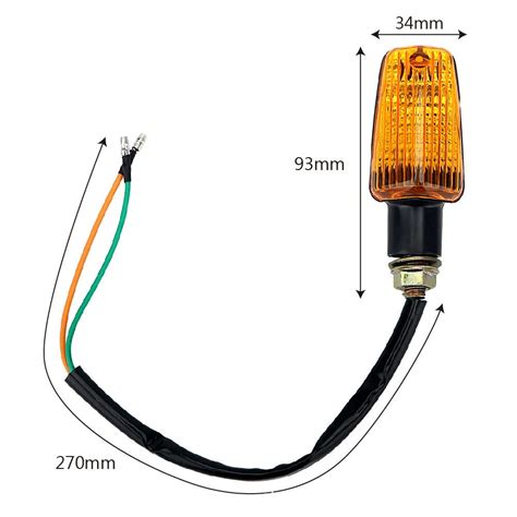 Coppia Luci Led Indicatori Frecce Universali Honda Yamaha Bellissimi