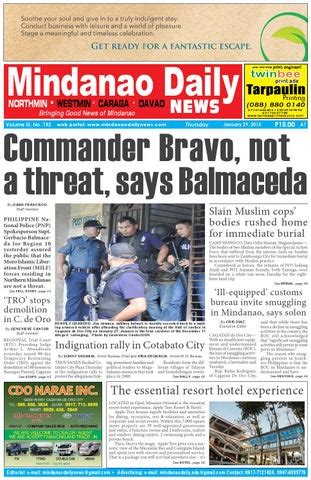 Mindanao Daily Northmin January 29 2015 By Mindanao Daily News Issuu