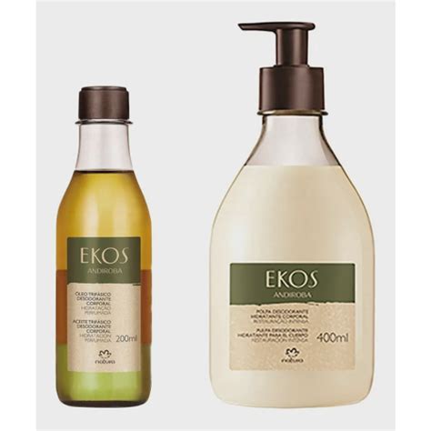 Kit Andiroba Natura Leo Trif Sico Andiroba Natura Ekos Deo Corporal