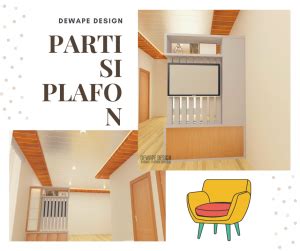 Partisi Rak TV Multifungsi Dan Plafon PVC KITCHEN SET DI MALANG