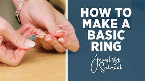 How To Make A Basic Ring Jewelry 101 How To Make Rings Jewelry Rings Wire Jewelry Tutorial