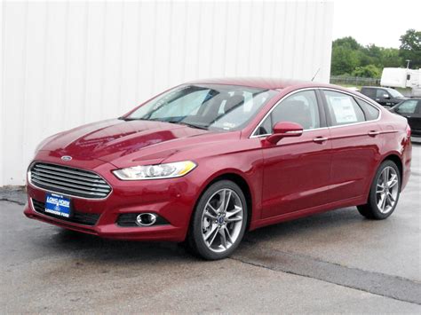 2014 Ford Fusion Titanium With Active Park Assist And Heated Leather Trimmed Seats This