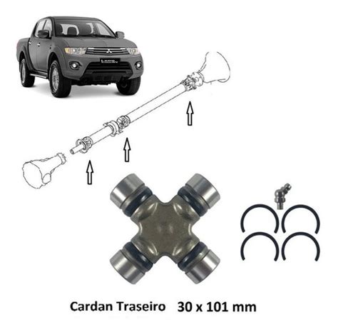 Cruzeta Grande Cardan Traseiro L200 Triton Pajero Dakar 3 2 2007 A 2015