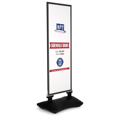 Mt Displays Windpro Slim Outdoor Pavement Sign Holder Wayfair