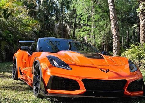 Matts Orange C Corvette Zr On Forgeline One Piece Forged Monoblock