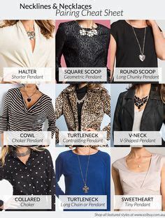 Necklace Guide Ideas Necklace Guide Necklace For Neckline